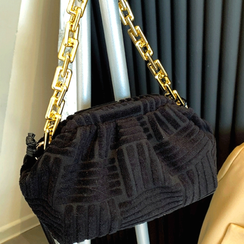 Terry Cloth Mini Crossbody